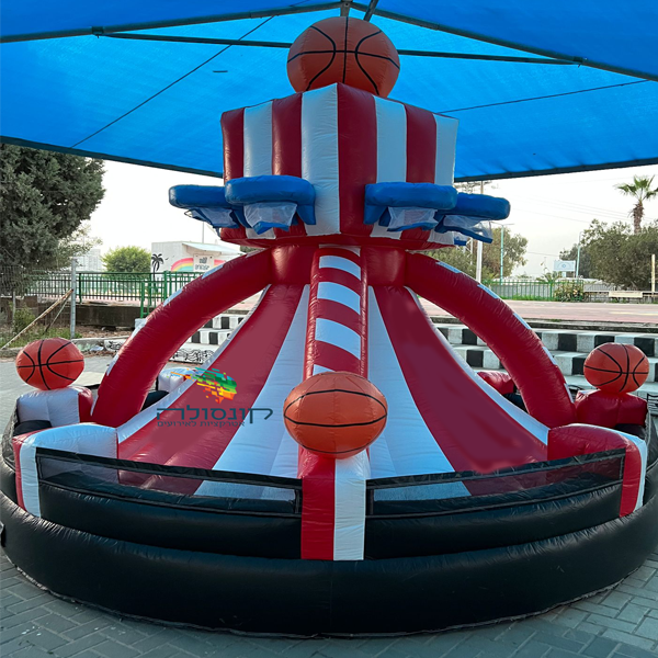 מתנפח כדורסל 360 8 משתתפים